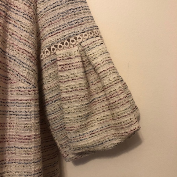 LOFT Boucle Puff Sleeve Dress - Picture 2 of 8